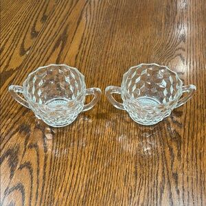 Vintage Fostoria Sugar Dishes